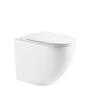 Fienza Alix Wall Faced Toilet With Slim Seat Pans - White
