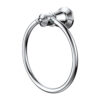 Electroplated Chrome Axle Hand Towel Ring