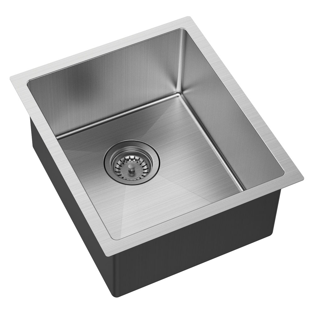Hana Single Kitchen Sink, Brushed Stainless Steel, 27l - Image 5