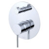 Electroplated Chrome Kaya Wall Diverter L Round Plate