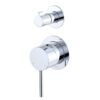 Electroplated Chrome Kaya Wall Diverter S Round Plate