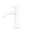 Electroplated Matte White Kaya Basin Mixer