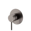 PVD Gun Meta Kaya Wall Mixer L Round Plate