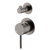 PVD Gun Metal Kaya Wall Diverter S Round Plate