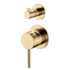PVD Urban Brass Kaya Wall Diverter S Round Plate