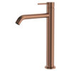 Pvd Brushed Copper Kaya Tall Basin Mixer