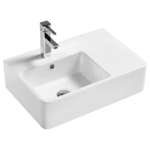 Fienza Delta Care Right and left Hand Wall Hung Basin -White