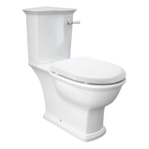 Fienza Rak Washington Front Lever Close Coupled Toilet Suite - White