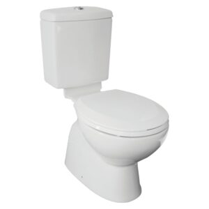 Feinza Stella Close Coupled Toilet Suite - White