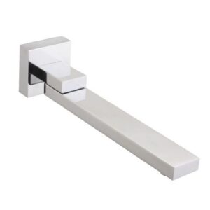 Vallo Chrome Square Bath Spout