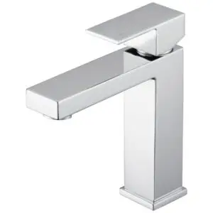 Chao Short Basin Mixer - Chrome , Black