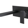 Black Chao Wall Bath With Spout Mixer