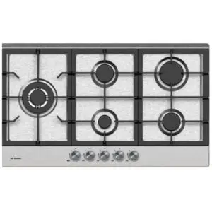 Stainless Steel Gas Cooktop With Side Wok - 860mm