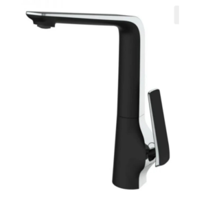 Trade Supplier Esperia Solid Brass Tall Basin Mixer - Chrome & Matt Black