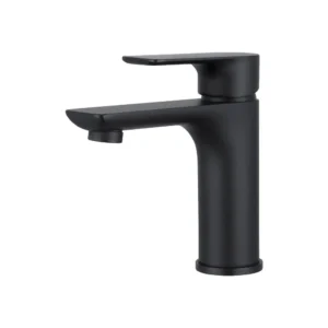 Aquaperla OVA Short Basin Mixer - Black