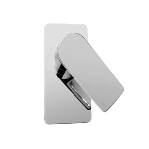 Aquaperla OVA Shower Bath Wall Mixer - Chrome