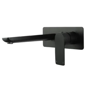 Aquaperla OVA Wall Bathtub Mixer - Black