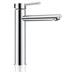 Aquaperla Pino Round Tall Basin mixer - Chrome