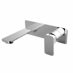 Aquaperla Seko Bathtub & Basin Wall Mixer With Spout - Chrome