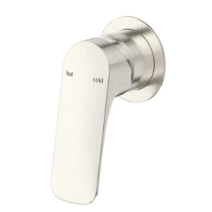 Bellavista Kaza Shower Mixer Round Plate - Brushed Nickel