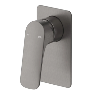 Bellavista Kaza Shower Mixer Square Plate - Gun Metal