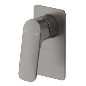Bellavista Kaza Shower Mixer Square Plate - Gun Metal