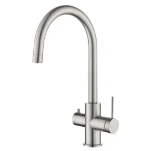 Bellavista Mica 3 Way Filter Sink Mixer - Brushed Nickel,