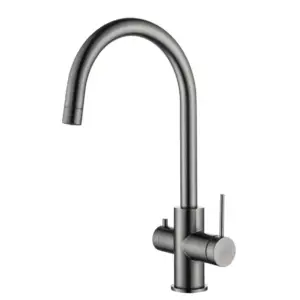 Bellavista Mica 3 Way Filter Sink Mixer - Gun Metal