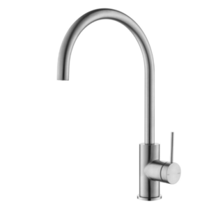Bellavista Mica Gooseneck Sink Mixer - Brushed Nickel