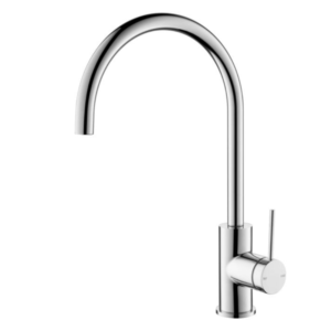 Bellavista Mica Gooseneck Sink Mixer - Chrome