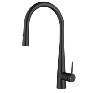 Bellavista Mica Pull Out Cone Sink Mixer - Black
