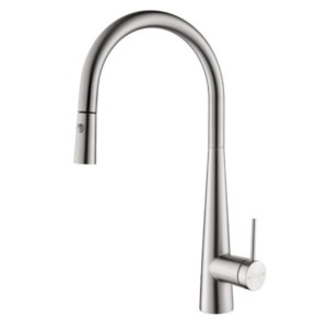 Bellavista Mica Pull Out Cone Sink Mixer  - Brushed Nicke