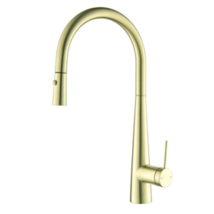 Bellavista Mica Pull Out Cone Sink Mixer - French Gold