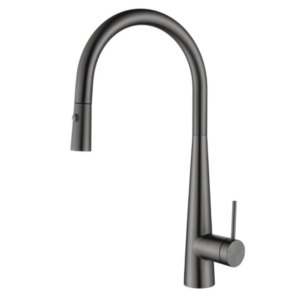 Bellavista Mica Pull Out Cone Sink Mixer - Gun Meta