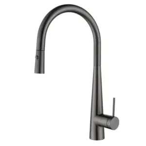 Bellavista Mica Pull Out Cone Sink Mixer - Gun Meta