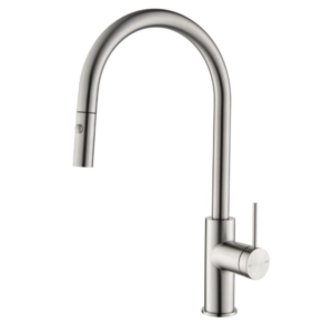 Bellavista Mica Pull Out Sink Mixer - Brushed Nickel
