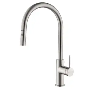 Bellavista Mica Pull Out Sink Mixer - Brushed Nickel