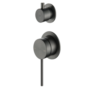 Bellavista Mica Shower Mixer Diverter 2P - Gun Metal