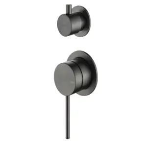 Bellavista Mica Shower Mixer Diverter 2P - Gun Metal