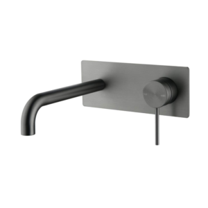 Bellavista Mica Wall Spout Combo Curved Spout 1P - Gun Metal