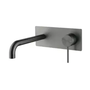 Bellavista Mica Wall Spout Combo Curved Spout 1P - Gun Metal