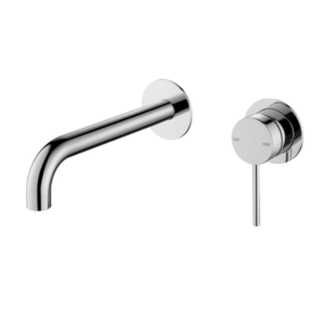 Bellavista Mica Wall Spout Combo Curved Spout 2P - Chrome