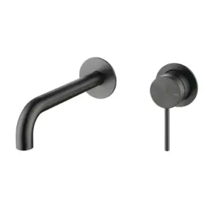 Bellavista Mica Wall Spout Combo Curved Spout 2P - Gun Metal