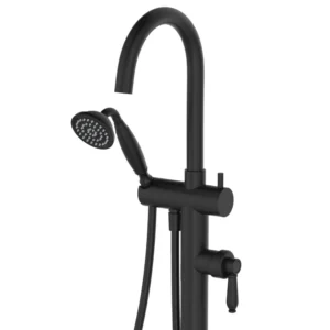 Eleanor Bath Hand Shower With Same Handel - Electroplated Matte Black