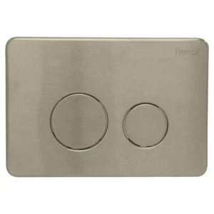 Feinza R&T Round Flush Buttons - PVD Brushed Nickel
