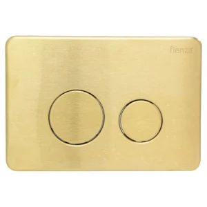 Feinza R&T Round Flush Buttons - PVD Urban Brass