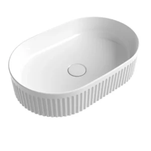 Fienza Lilac Above The Counter Basin Pill - Gloss White