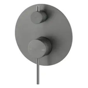 Mica Shower Mixer Diverter 1P - Gun Metal