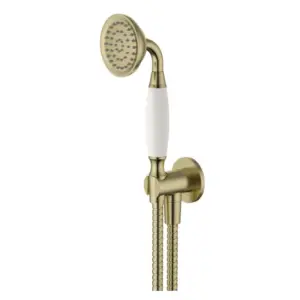 Modern National Bordeaux Hand Shower On Bracket - Brushed Bronze