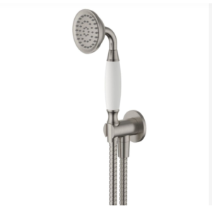 Modern National Bordeaux Hand Shower On Bracket - Brushed Nickel
